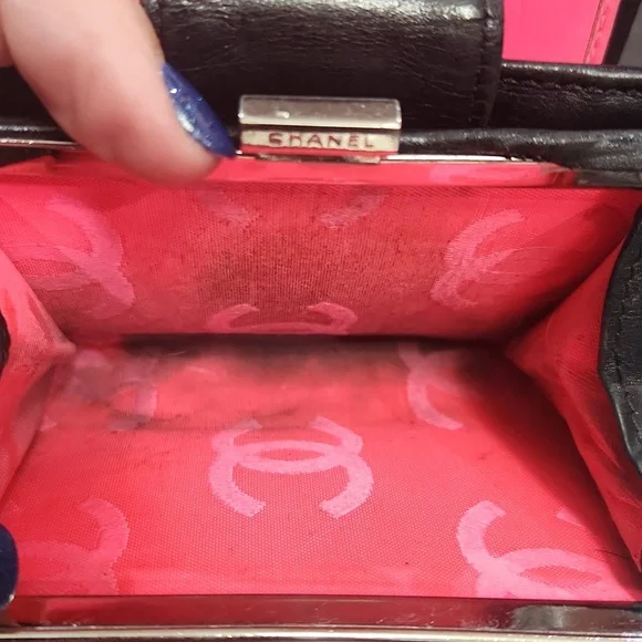 Chanel Cambon Black And Pink Wallet - Picture 8 of 11